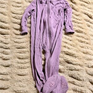 Kyte Cozy Lavender 9-12 months pjs